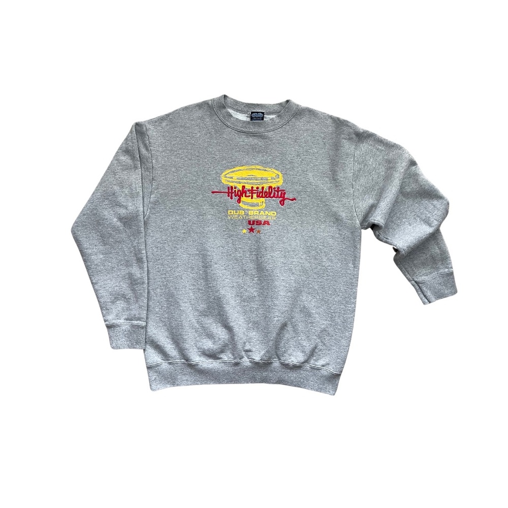 High Fidelity Vintage Men's Dub Brand Weathergear USA Crewneck Sweatshirt-Size L
